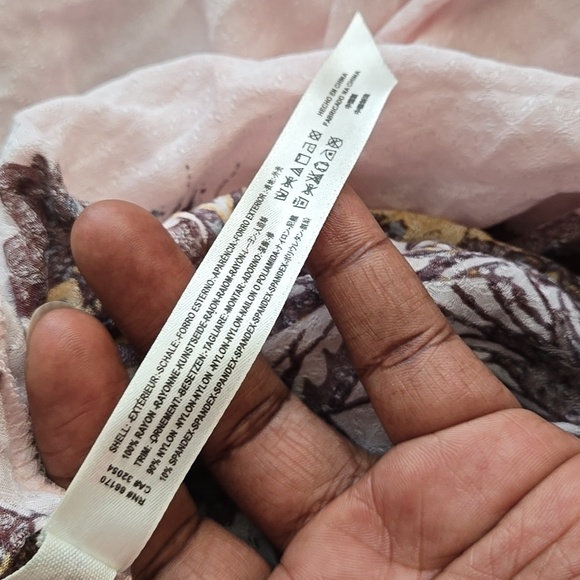 Free People marsha Powder Pastel Pink Floral Print Slip Dress - Picture 9 of 10